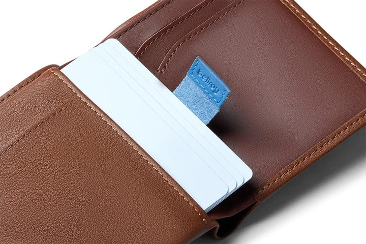 Bellroy Note Sleeve – dünne Lederbörse, mit RFID-Schutz (max. 11 Karten Plus Scheine) Hazelnut, Haze