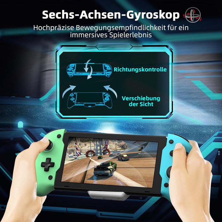 NexiGo Controller für den Handheld Modus, ergonomischer Controller für Nintendo Switch mit 6-Achsen-