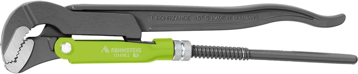 Rennsteig Eckrohrzange (Wasserpumpenzange, Rohrzange), 530 mm, 2" – CV-Stahl vergütet, Verzahnung ge