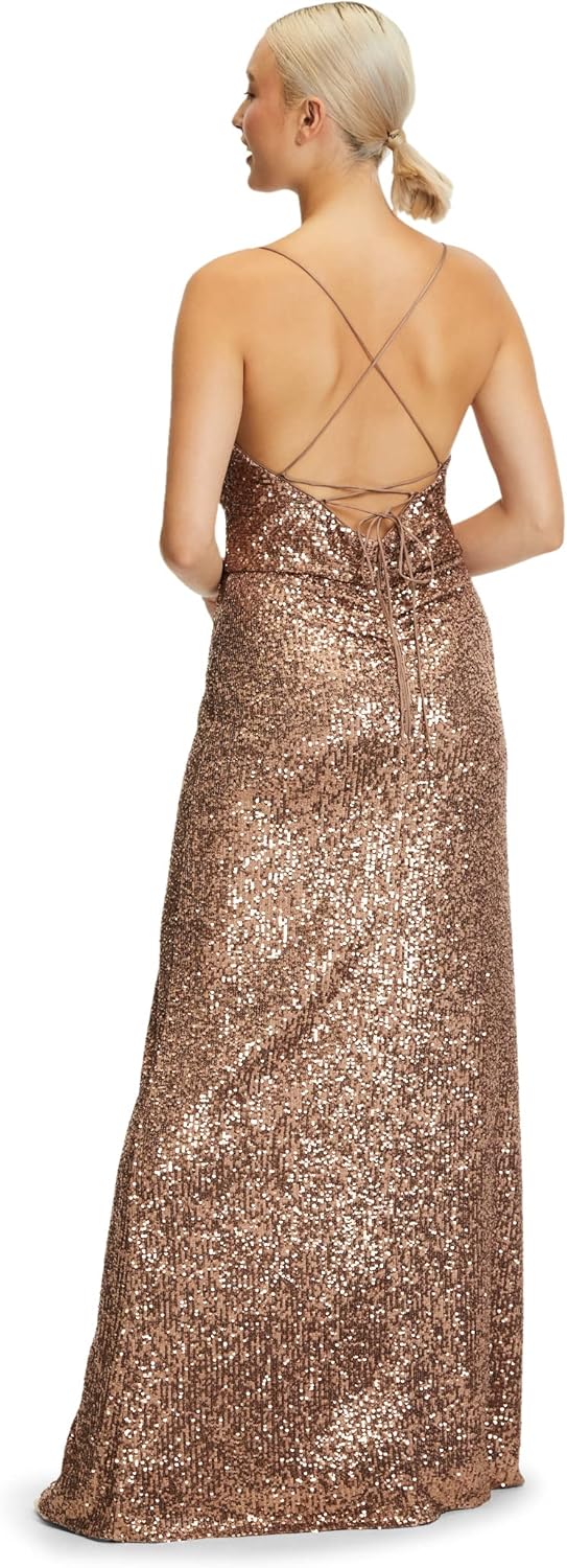 Vera Mont Vera Mont Damen 8641/4478 Kleid, Cream/Gold, 32