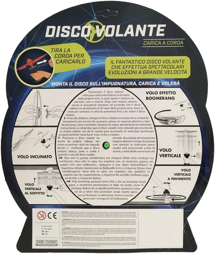 Fliegende Scheibe grosses Spielzeug Seilladung Fliegendes Ufo Spielzeug mit fliegendem Propeller Spi