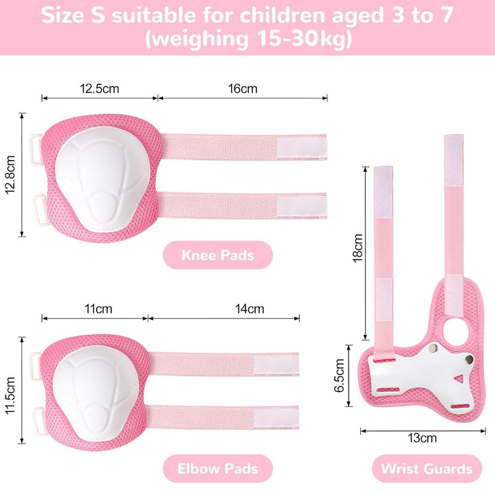Knieschoner Kinder, Schoner Inliner Kinder, Schützer inliner Kinder [6er Set] , Geeignet für Rollsch