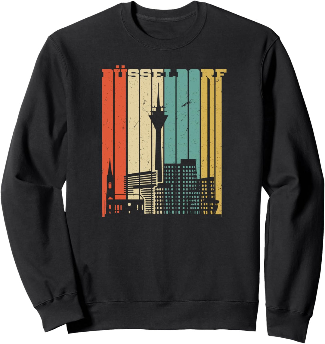 Retro Vintage Passend Düsseldorf Sweatshirt