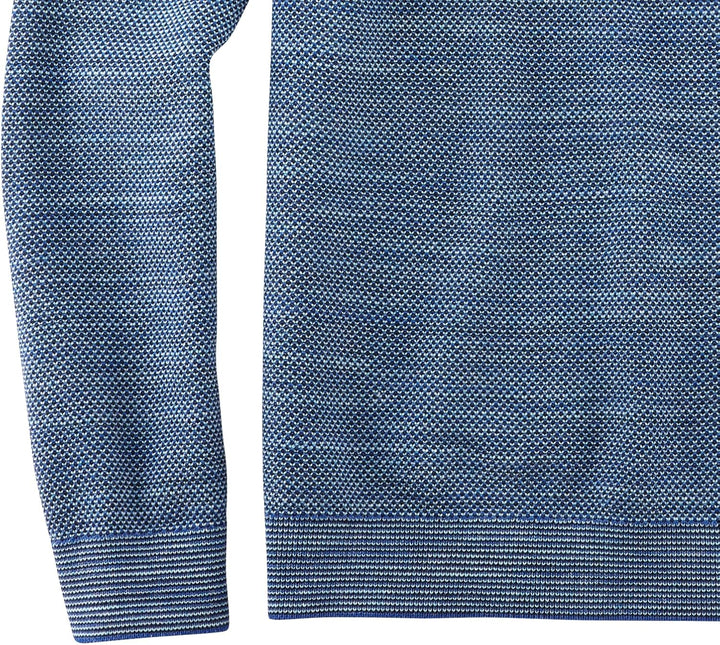 OLYMP Herren Pullover Rundhals Casual Strick,Uni,Regular fit M Nürnbergerblau 17, M Nürnbergerblau 1