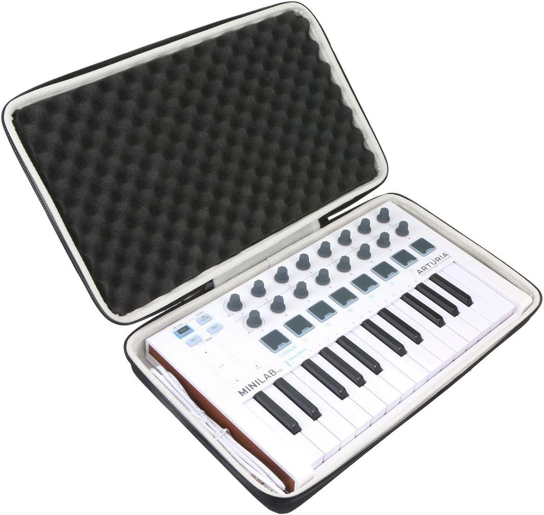 Khanka Hart Tasche Schutzhülle für Arturia MiniLab MKII Inverted Midi Controller Keyboard Case.(Nur