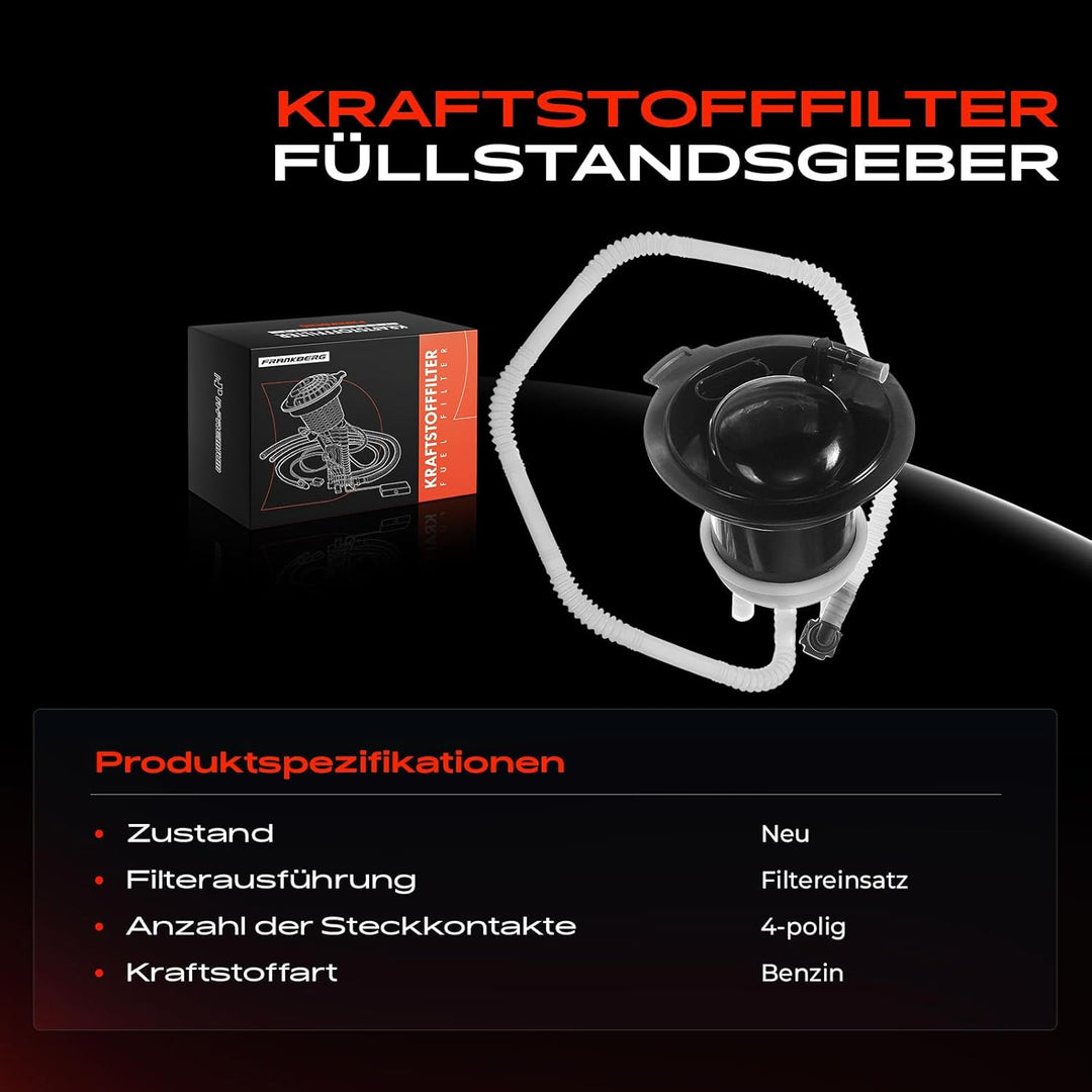 Frankberg Kraftstofffilter für Cayenne 955 V6 3.6L V8 4.8L 2007-2010 95562042100