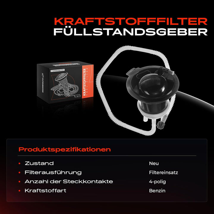 Frankberg Kraftstofffilter für Cayenne 955 V6 3.6L V8 4.8L 2007-2010 95562042100