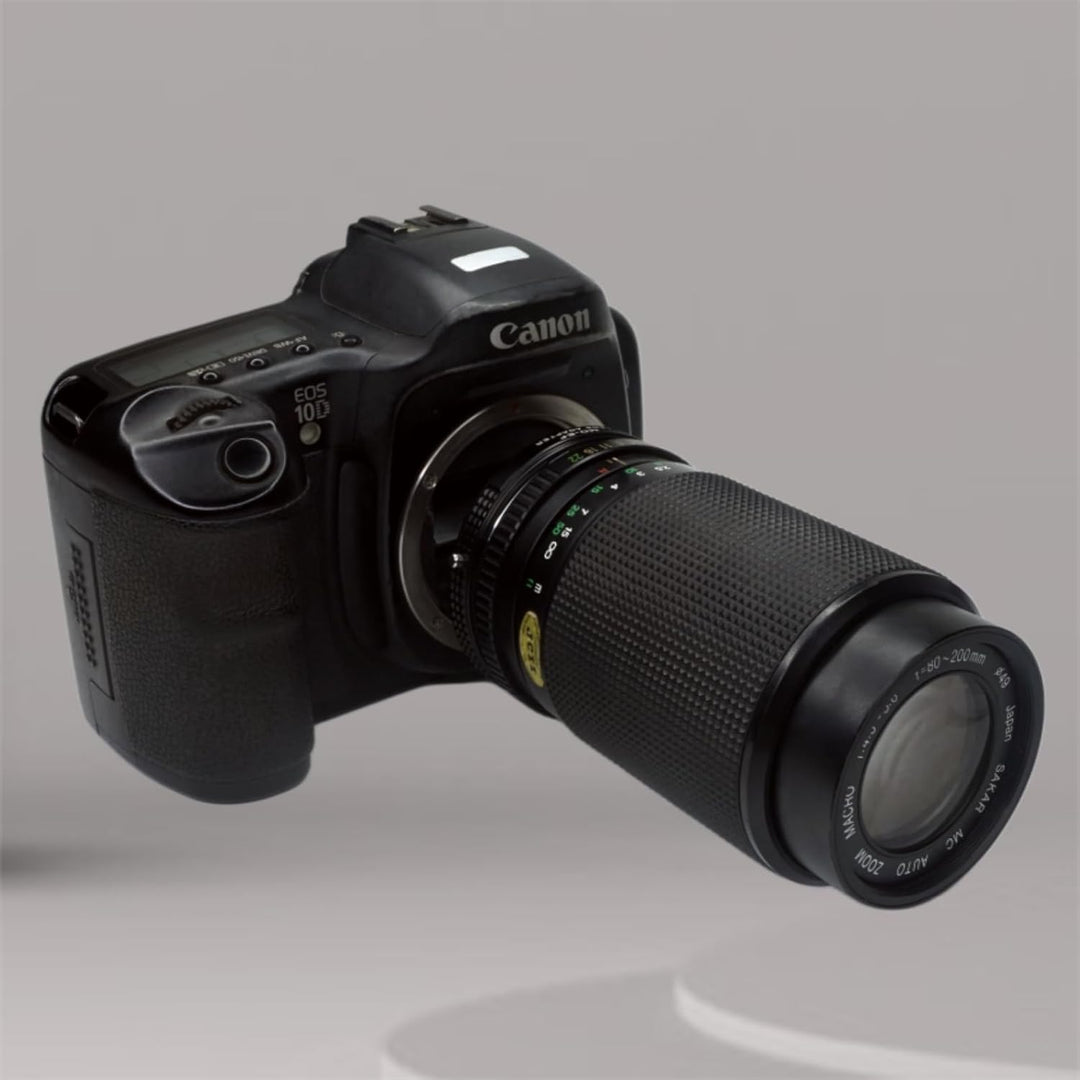 PHOLSY Objektivadapter Manueller Fokus Kompatibel mit Minolta Rokkor MD MC Mount Objektiv und Canon
