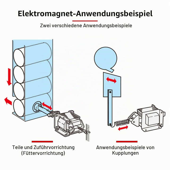 Elektromagnet-Magnetventil8MQ8(SA)-3702 AC Push-Pull-Zugmagnet-Elektromagnet 220VAC 49N Hub 20mm