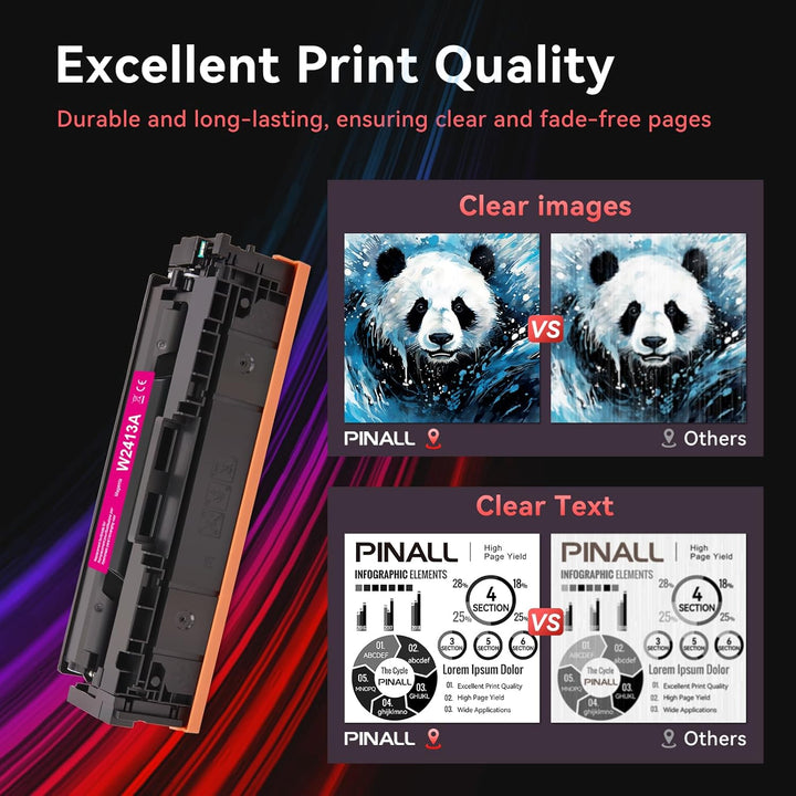 PINALL 216A (MIT CHIP) Kompatibel für HP 216A Toner Color Laserjet Pro MFP M183fw M182nw M182n M155a