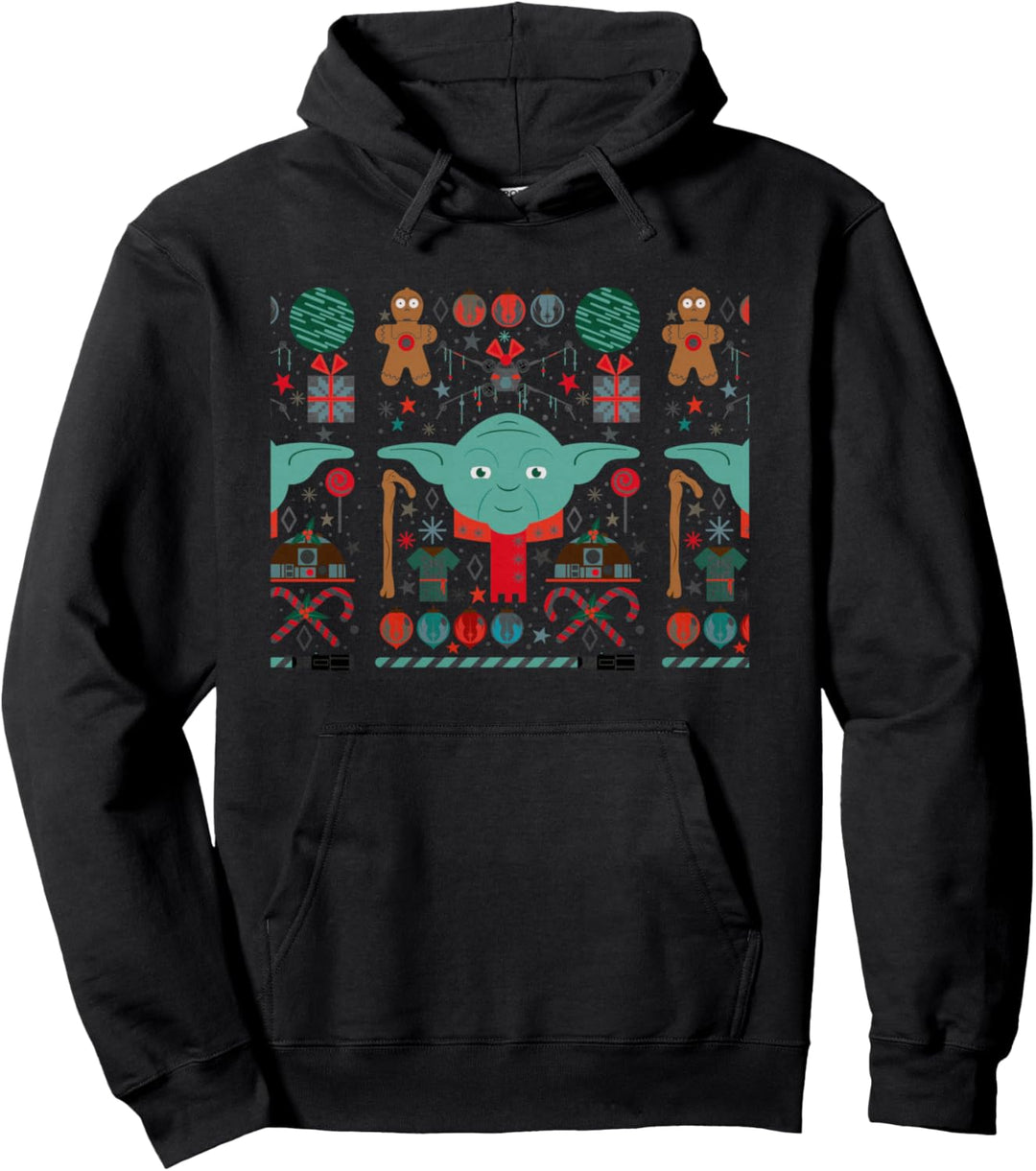 Star Wars Yoda Ugly Christmas Sweater Pullover Hoodie