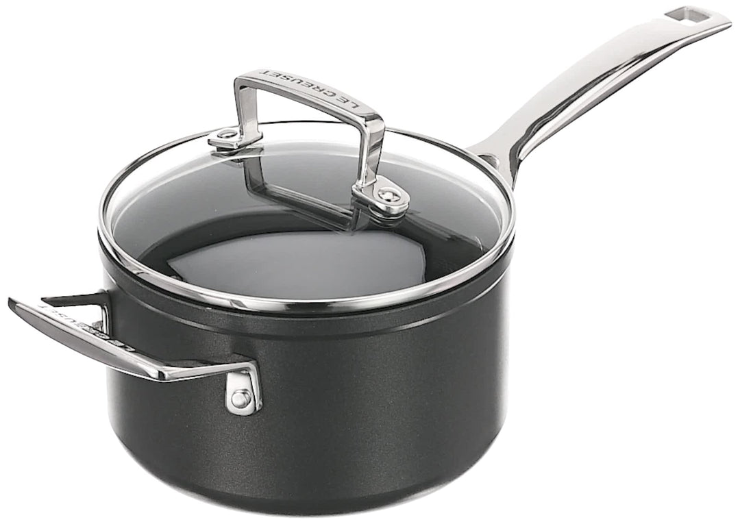 Le Creuset Aluminium-Antihaft Profitopf, Ø 16 cm, Für alle Herdarten inkl. Induktion geeignet, Anthr