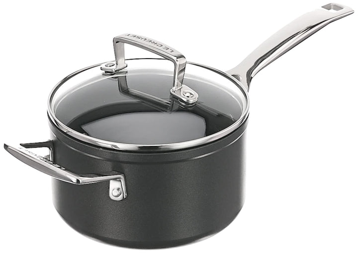 Le Creuset Aluminium-Antihaft Profitopf, Ø 16 cm, Für alle Herdarten inkl. Induktion geeignet, Anthr