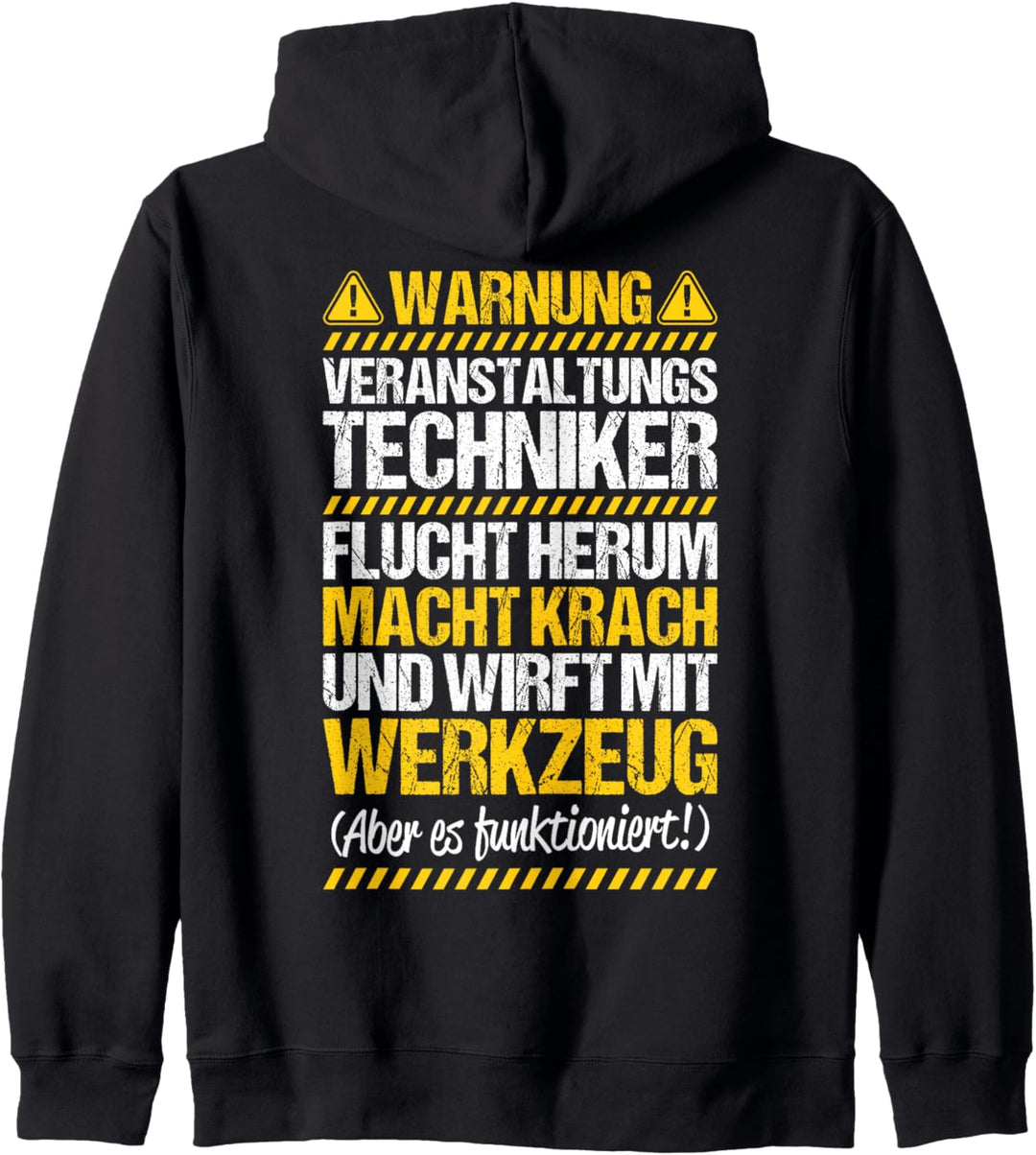 Wirft Mit Werkzeug Veranstaltungstechniker Kapuzenjacke