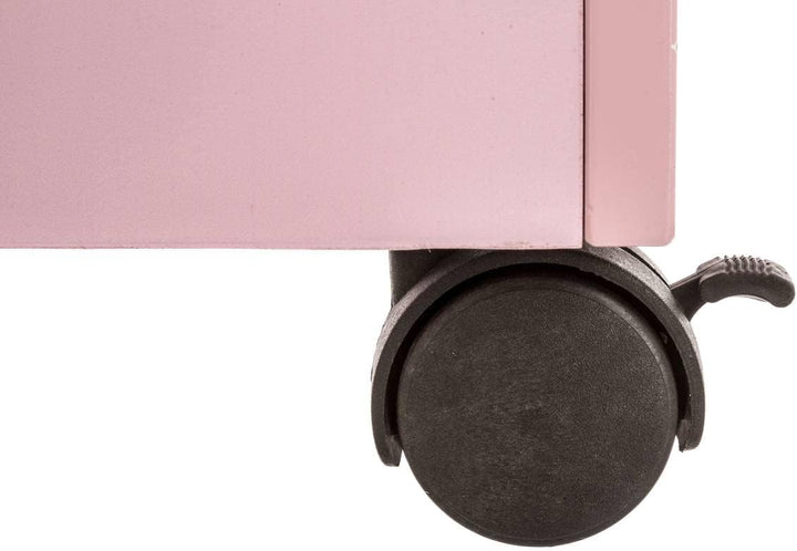 Atmosphera - Spielzeugtruhe mit Rollen rosa - Rosa