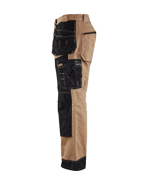 Blåkläder 1500132 Craftsman Hosen X1505 KHAKI/Schwarz C60 Khaki/Schwarz Gr. C60, Khaki/Schwarz Gr. C