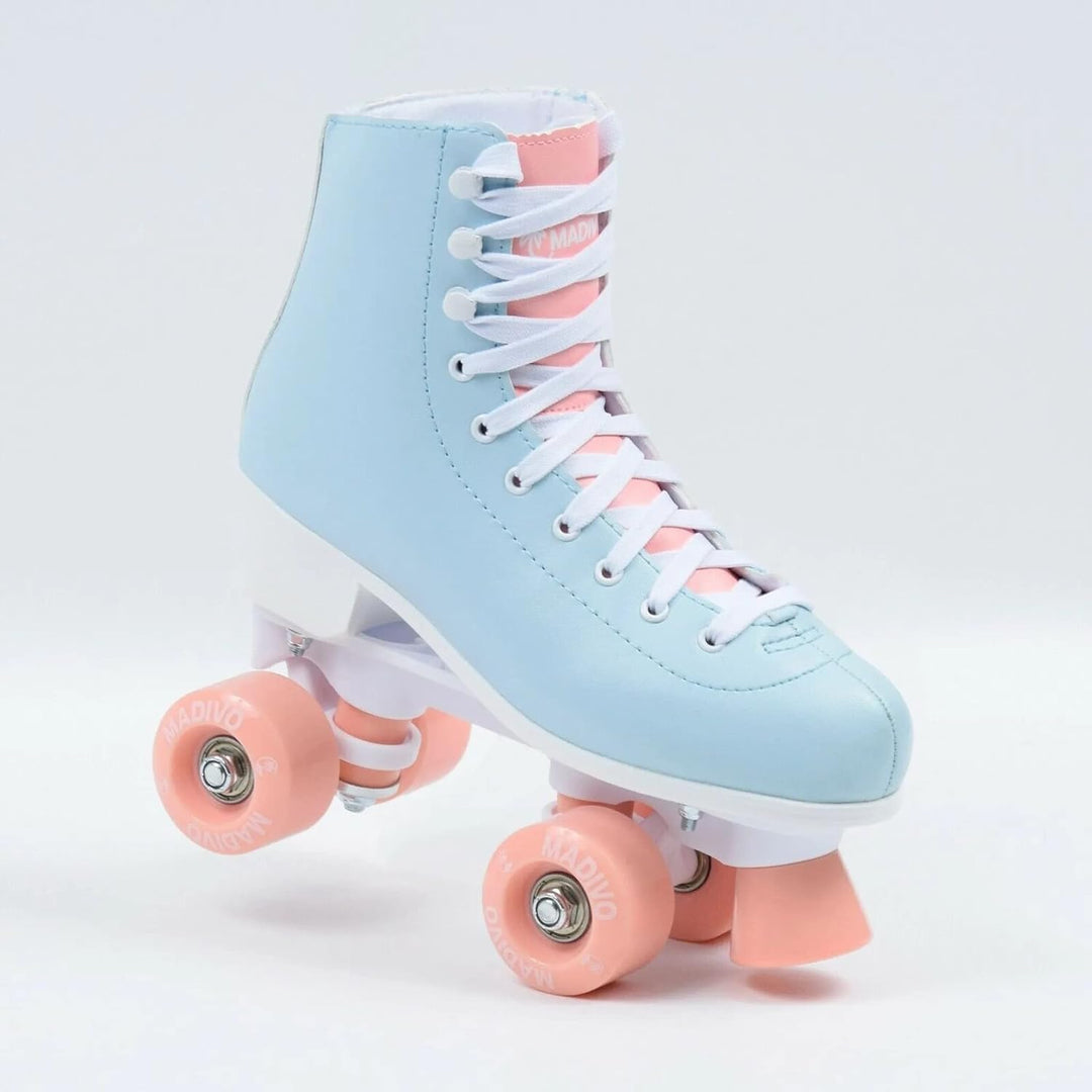 MADIVO Pastel Damen Klassische Retro Rollschuhe | ABEC-7 Kugellager | Mädchen Roller Skates Inliner