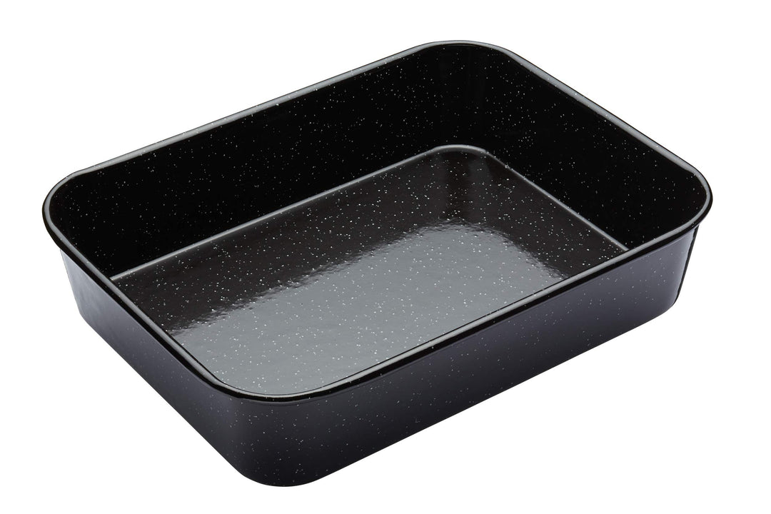 MasterClass Emaille-Bräter, Induktionssicherer 1mm Stahl mit kratzfester Beschichtung, Medium (34 x