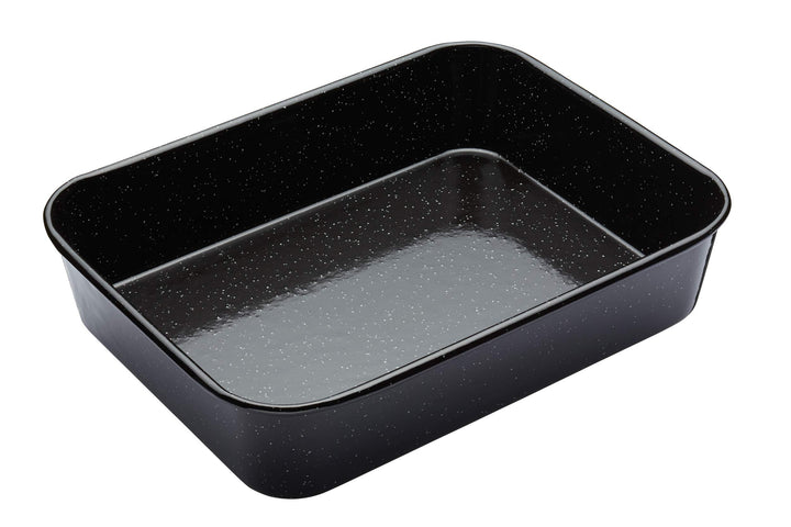 MasterClass Emaille-Bräter, Induktionssicherer 1mm Stahl mit kratzfester Beschichtung, Medium (34 x