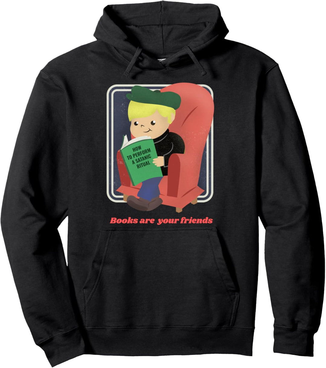 Wie man ein satanisches Ritual durchführt - Vintage Horror Funny Edgy Pullover Hoodie