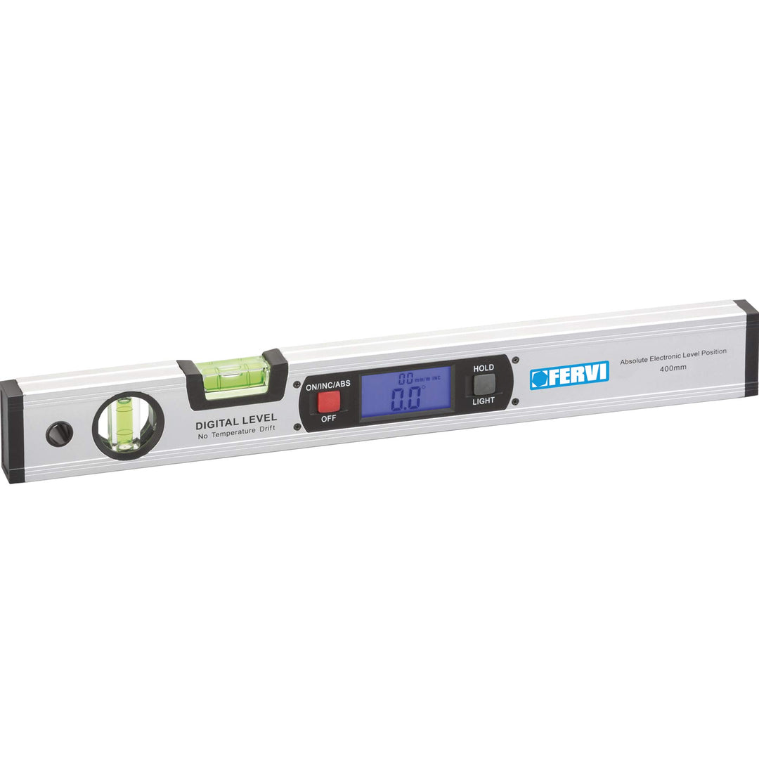 Fervi 0109 Magnetische Wasserwaage, 400 mm