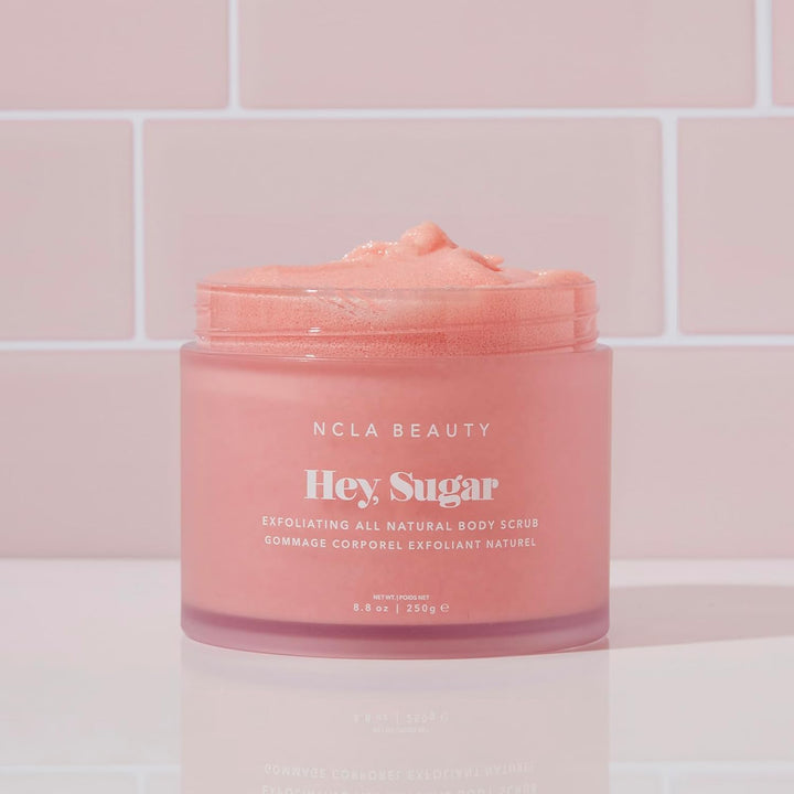 NCLA Beauty Hey Sugar All Natural Body Scrub - Feuchtigkeitsspendendes Zuckerpeeling - Sheabutter Ka