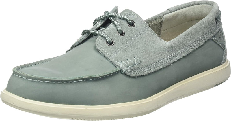 Clarks Herren Bratton Boat Shoe 39.5 EU Aqua Nubuck, 39.5 EU Aqua Nubuck