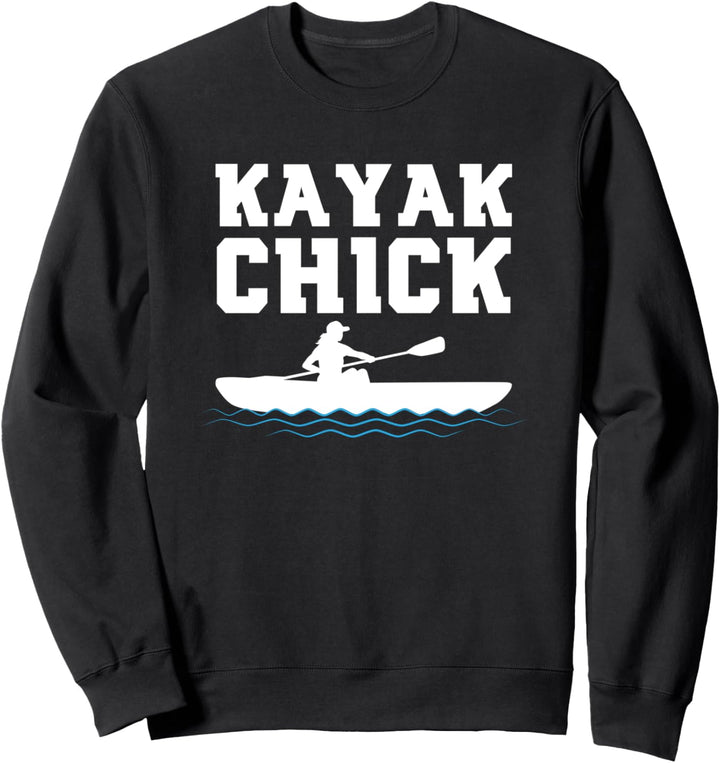Kajak Kanu Frauen Paddlerin Geschenk für Kanutin Sweatshirt