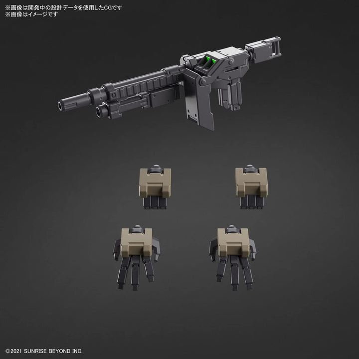 Bandai Model Kit Gundam - HG 1/72 Jo Hound - Modellbausatz, Schwarz