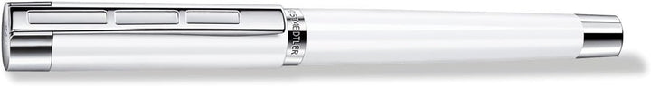 STAEDTLER Initium Resina Füllhalter, weisses Edelharz, M, Made in Germany, mit edler Geschenkverpack