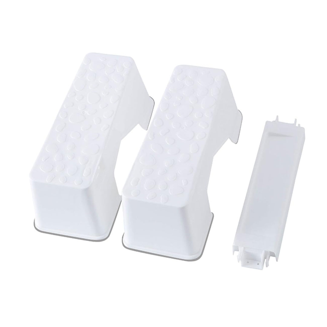 BESTonZON 1 X Toilettenhocker Fusshocker Fusshocker Tritthocker Für Kinder Toiletten Hockhocker Weis