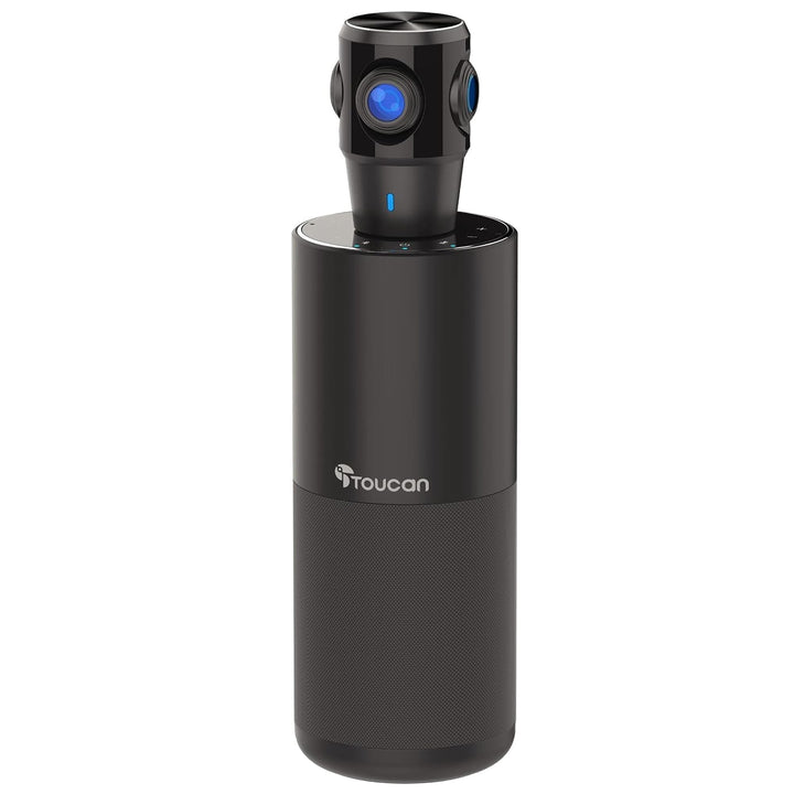 TOUCAN Video Conference System 360 – Professionelle Plug-und-Play-USB-Webcam mit 360°-Kamera, omnidi