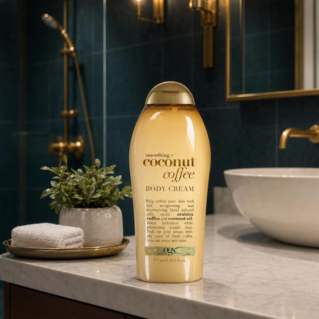 Ogx Body Cream Coconut Coffee, Cream