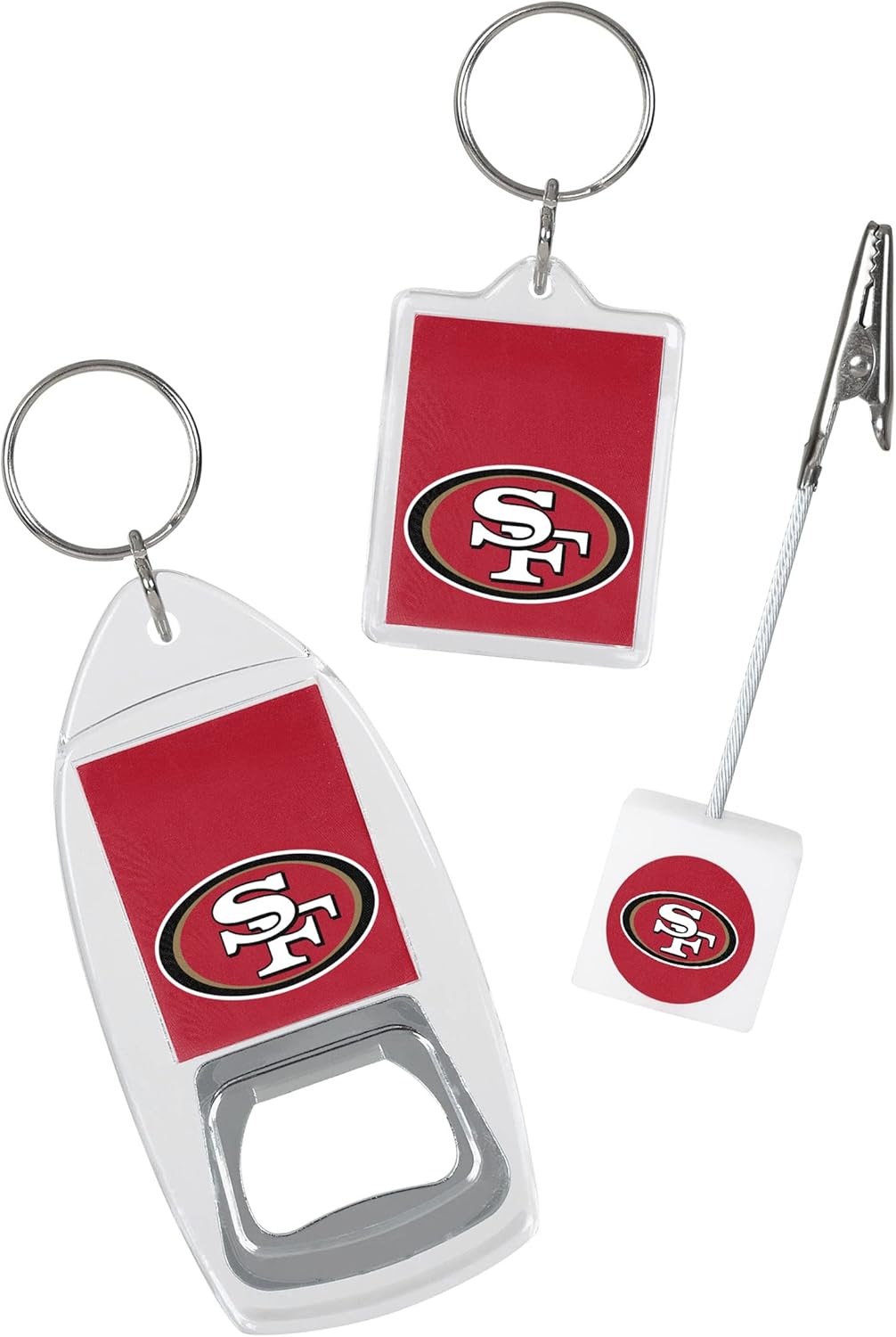 FOCO San Fransisco 49ers NFL Amerikanischer Fussball Packung mit 6 Weihnachtsfeier Gefälligkeiten