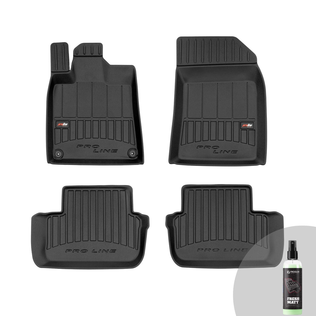 FROGUM ProLine 3D Gummimatten Exklusiven Auto Fussmatten Autofussmatten für Citroën C5 I 2001-2004,