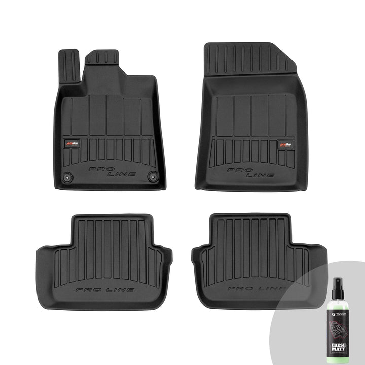 FROGUM ProLine 3D Gummimatten Exklusiven Auto Fussmatten Autofussmatten für Citroën C5 I 2001-2004,