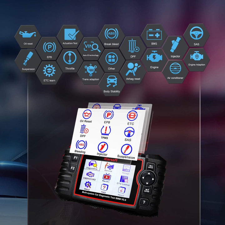 Icarsoft OBD II Diagnosetool BMM V3.0 icbmm3 Passend für (Auto-Marke): BMW, Mini, Rolls-Royce 1St.