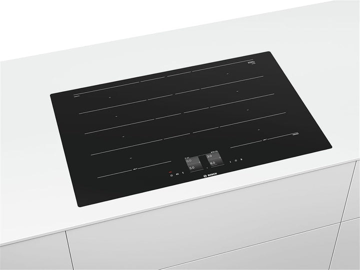 Bosch Hausgeräte PXY801KW1E Serie 8 Smartes Induktionskochfeld (autark), 80 cm breit, FlexInduction