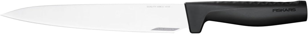 Fiskars Tranchiermesser, Hard Edge, Elegantes Design, Gesamtlänge: 35,1 cm, Rostfreier Stahl/Kunstst
