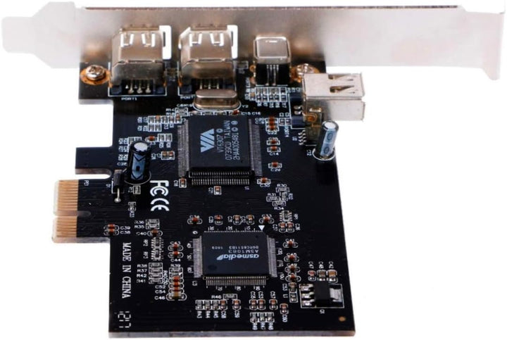 ELIATER PCIe Firewire Karte für Windows 10, IEEE 1394A PCI Express Controller 4 Ports (3 x 6 Pin und