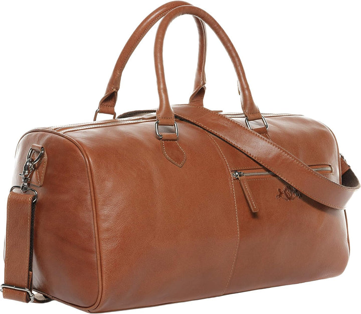 SID &amp; VAIN Weekender Seattle aus Vintage Leder I Sporttasche gross für Herren und Damen I Reisetasch