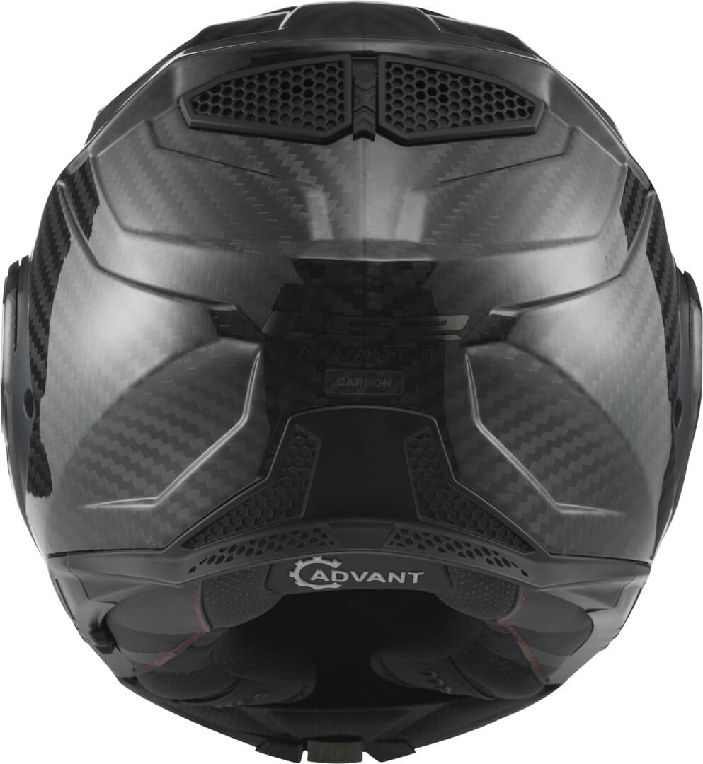LS2 Klapphelm FF901 Advant X Carbon Solid ECE2206 Modularhelm Motorradhelm 3XL, 3XL