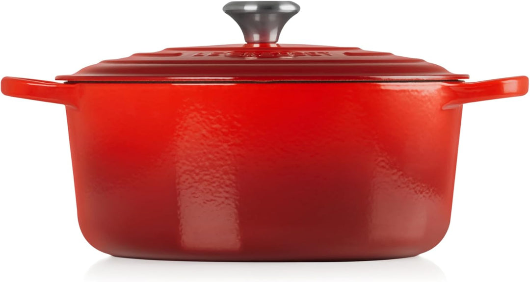 Le Creuset Signature Gusseisen-Bräter mit Deckel, Ø 28 cm, Rund, Für alle Herdarten und Induktion ge