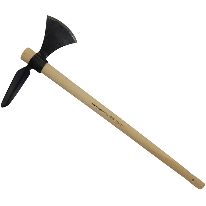 SHW-FIRE Gartenhacke - Wiedehopf Hacke mit Ovalblatt, robust geschmiedet mit 105cm Eschenstiel, Oval