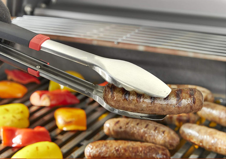 Weber Grillset/Zweiteilig, besteht aus Grillzange & Wender, komfortabler Griff, spühlmaschinenfest (