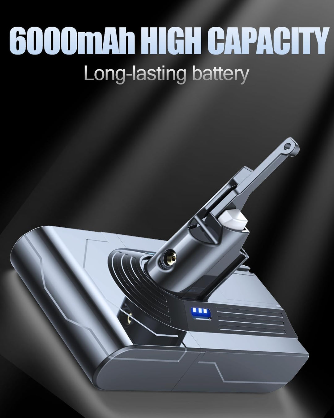 6000mAh Akku kompatibel mit Dyson V8 Absolute, V8 Animal, V8 Animal Exclusive, V8 Fluffy, SV10 V8 -