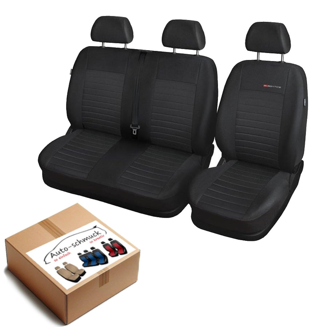 T5 Sitzbezüge nach Mass Autoplanen perfekte Passform Schonbezüge Sitzschoner Velour + Strickpolster