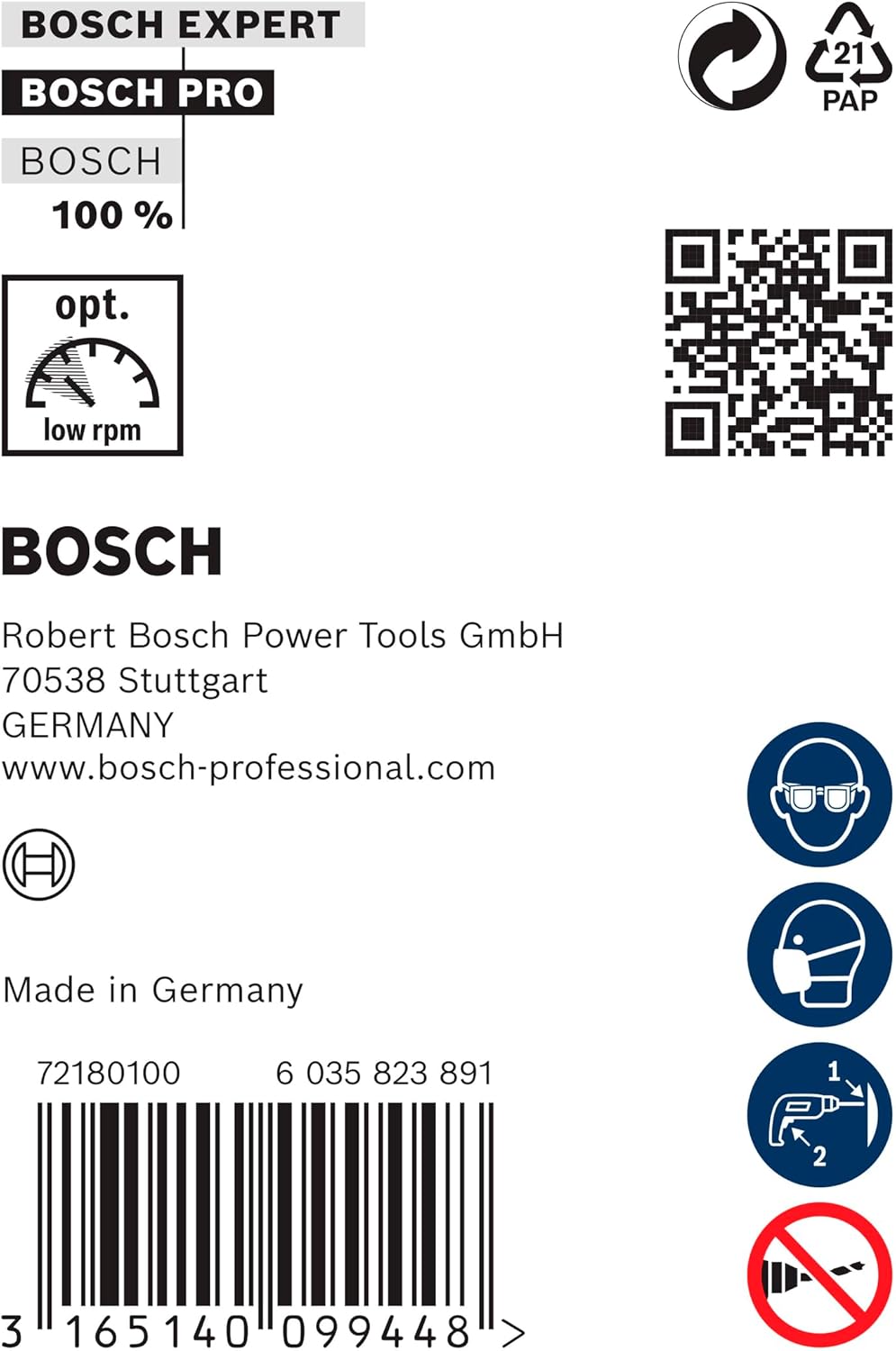 Bosch Professional Schalungs- und Installationsbohrer (Ø 30 mm) Durchmesser: 30/Gesamtlänge in mm: 6