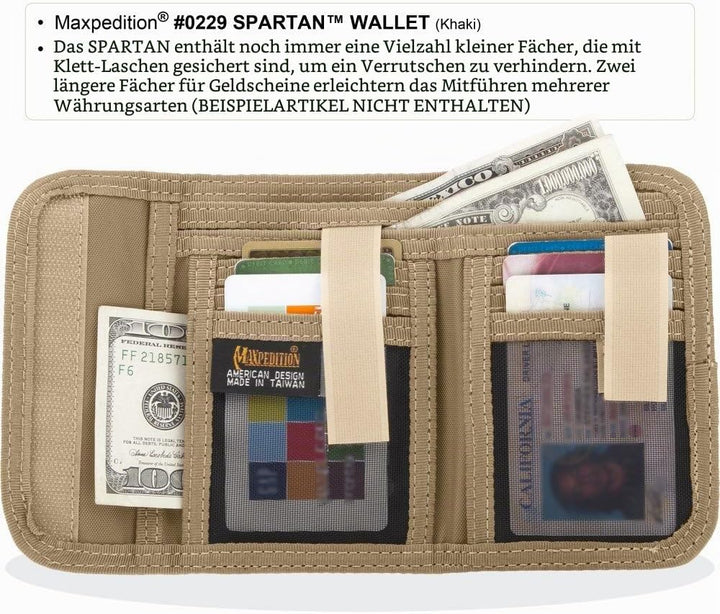 Maxpedition Spartan Wallet Khaki