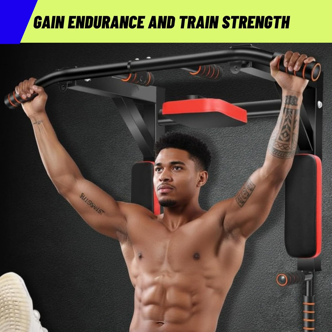Klimmzugstange Wand Klimmzug. Pull-Up Bar Zuhause Multigrip-Ständer, Dip Station für das Heim-Fitnes